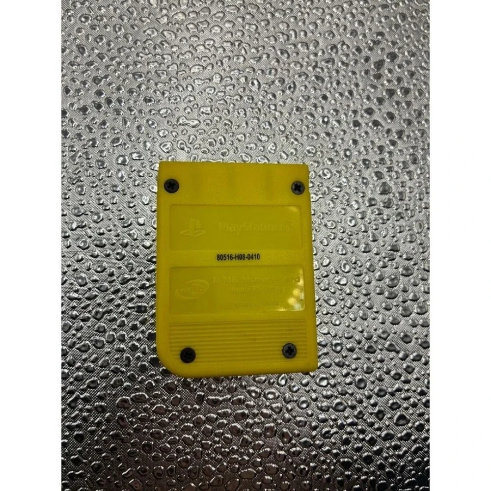 Nyko PlayStation 2 8MB Memory Card Yellow MagicGate PS2 80516-H08-0410